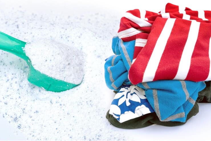 پودر لباسشویی قوی شستشوی سریع و درخشان کردن الیاف